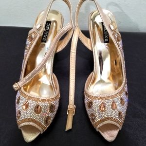 Fancy Swarovski Crystal Heels